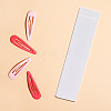 Paper Hair Clip Display Cards CDIS-WH0020-13-6