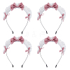 Cloth Bowknot Hair Bands for Women Girl OHAR-WH0029-12C-1