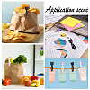 DELORIGIN 16Pcs 2 Colors Cat Shape Plastic Kitchen Food Bag Clips AJEW-DR0001-27-6