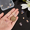   9 Sets 9 Style Transparent Glass Bottles Pendants Small DIY Bottles with Cork AJEW-PH0011-15-5