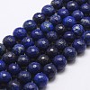 Natural Lapis Lazuli Beads Strands G-G736-22-6mm-1