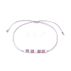 Glass Seed Link Bracelet BJEW-JB08894-02-1