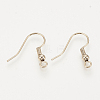 Brass Earring Hooks KK-T029-132LG-NF-2