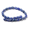 Blue Tibetan Style dZi Beads Strands TDZI-NH0001-C02-01-3