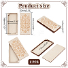 Flower Wood Storage Tool AJEW-WH0348-361-2