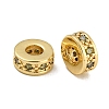 Rack Plating Brass Micro Pave Cubic Zirconia  Beads KK-U030-31G-02-1