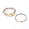 Glass Beads Stretch Bracelets X-BJEW-JB06414-1