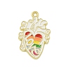 Pride Alloy Enamel Pendants ENAM-I060-09B-1