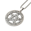 Non-Tarnish 201 Stainless Steel Pendant Necklaces NJEW-H030-02P-1