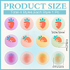 4Pcs 4 Colors Silicone Replacement Thumb Grip Caps AJEW-GF0009-67B-2