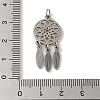 Non-Tarnish 201 Stainless Steel Pendants STAS-E217-41P-3