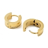 Ion Plating(IP) 304 Stainless Steel Micro Pave Clear Cubic Zirconia Huggie Hoop Earrings for Women EJEW-C096-02G-2