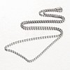 Tarnish Resistant Stainless Steel Ball Chains Necklace NJEW-JN01427-03-2