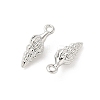 SHEGRACE Brass Shell Shape Charms XGR0170P-107P-2