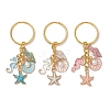 3Pcs Alloy Enamel Keychain KEYC-JKC01021-1