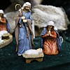 3Pcs Sharprepublic Christmas Nativity Resin Display Decorations PW-WGF29AF-01-2