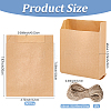 50Pcs Rectangle Paper Baking Bags CARB-SP0001-05B-02-2
