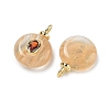 Watermelon Stone Glass Pendants KK-C251-01E-02-2
