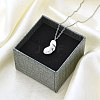 304 Stainless Steel Pendant Necklace NJEW-K255-23P-1