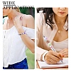 36Pcs 6 Styles Round Food Grade Eco-Friendly Silicone Focal Beads SIL-YW0002-33A-6
