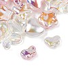 16Pcs 8 Styles UV Plating Plastic Imitation Pearl Beads KY-FS0001-47-2