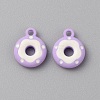 Frosted Painted Colored Alloy Pendants FIND-TAC0010-82L-1