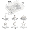 12Pcs 6 Styles Alloy Pendants FIND-FS0003-38P-4