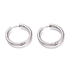 Tarnish Resistant 201 Stainless Steel Huggie Hoop Earrings EJEW-L256-05G-P-1