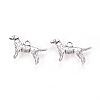 Tibetan Style Alloy Puppy Pendants X-LF9881Y-1