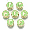 Alloy Enamel Beads X-ENAM-S122-028F-NR-1