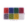 1 Box 8/0 Glass Seed Beads Round  Loose Spacer Beads SEED-X0050-3mm-14-1