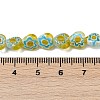 Handmade Millefiori Lampwork Beads Strands LAMP-G166-15J-4