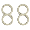 Spray Painted Alloy 8-shaped Keychain Clasps PW-WGE4E28-06-1