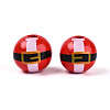 Christmas Spray Painted Schima Wood Beads WOOD-T032-38A-2