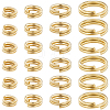 Beebeecraft 80Pcs 4 Styles Brass Split Rings KK-BBC0014-06-1