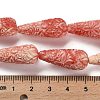 Synthetic Shell Carved Beads Strands SHEL-H007-03A-01-4