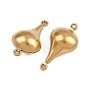 304 Stainless Steel Connector Charms STAS-L297-03G-2
