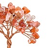 Natural Carnelian Chips Tree Decorations DJEW-M012-02L-3