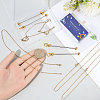 6Pcs 304 Stainless Steel Cable Chain Necklaces for Men Women NJEW-SC0001-80A-3