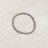 304 Stainless Steel Beads Stretch Bracelets for Women FS-WGC4F34-09-1