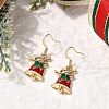 Alloy Enamel Dangle Earrings EJEW-JE06609-1