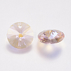 Faceted Glass Rhinestone Charms RGLA-F049-12mm-223PS-2