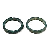 Natural Agate Bead Stretch Bracelets for Women Men BJEW-C097-02A-21-1