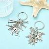 2Pcs Alloy Keychains KEYC-YW00235-4