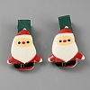 Cute Christmas Acrylic Alligator Hair Clips PHAR-WH0013-03J-1
