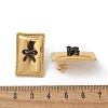 304 Stainless Steel Acrylic Stud Earrings for Women STAS-Z117-06G-5