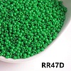 Opaque 8/0 Glass Seed Beads SEED-I013-3mm-RR47D-1