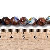 Handmade Millefiori Lampwork Beads Strands LAMP-G166-12D-4