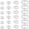 Beebeecraft 80Pcs 4 Styles Brass Split Rings KK-BBC0014-05-1