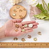 16Pcs 8 Styles Alloy Cat Eye Pendants ENAM-BT0001-09-6